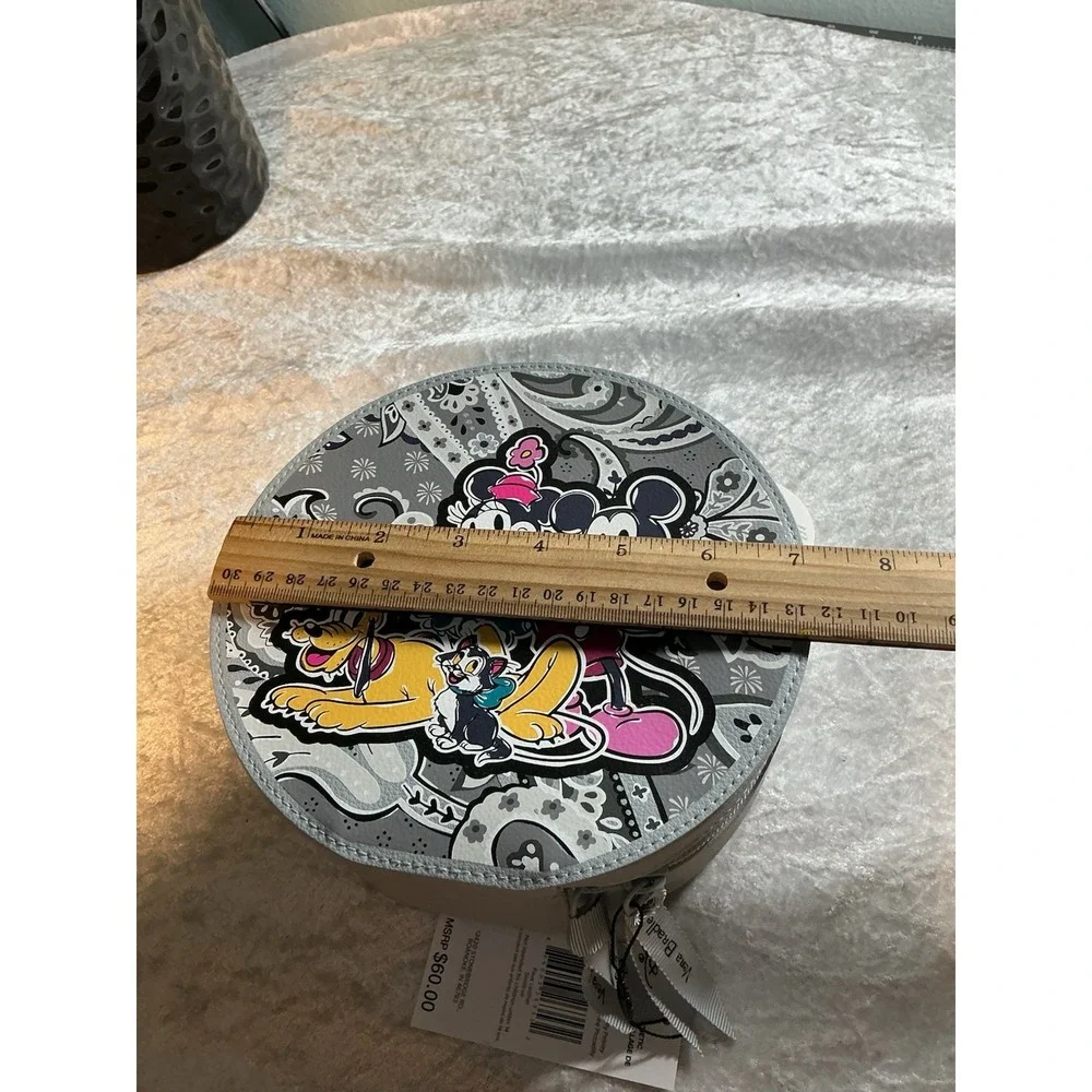 NWT Disney Vera Bradley Mickey & Minnie Mouse Piccadilly Paisley  Cosmetic Case